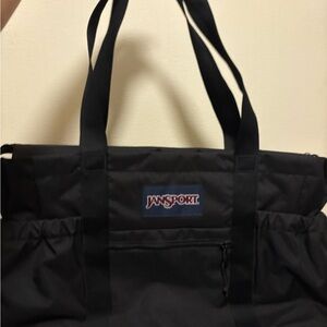 JanSport Black Backpack Tote